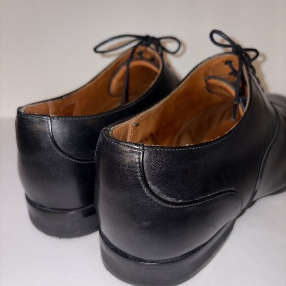 Wolf & Shepherd Shoes Men's Size 11 Cap Toe Oxford Dress Black Leather 9717 - Picture 5 of 12
